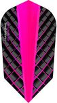 Harrows Quantum Dart Flights - 100 Micron - Slim - 3D Effect - 1 Set (3) (Pink)