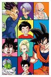 Dragon Ball Z - Grid Wall Poster