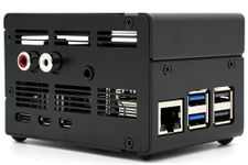 KKSB Case for Raspberry Pi 5 - Compatible with IQaudio DAC+ and IQaudio DAC Pro Sound Cards for Raspberry Pi