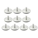 uxcell 10 Pcs M10 x 17mm Thread Leveling Feet Furniture Glide Mounts