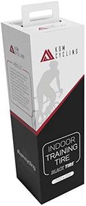 KOM Cycling Indoor Trainer Tire 700 x 25c - Indoor Road Bike Trainer Tire with quiet long lasting proprietary rubber compound - Perfect for Saris, Kinetic Kurt, Wahoo and other Indoor Bike Trainers