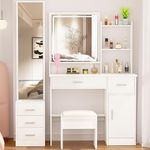 Greenvelly Makeup Vanity Desk with 