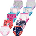 BIG ELEPHANT 10-Packs Absorbent Unisex Potty Training Pants for Boys & Girls,5-6Y