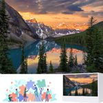 Jigsaw Puzzles for Adults,1000 Piece Puzzles for Adults,Rocky Mountain National Park,Colorado Grand Canyon National Park Puzzles,Yoho National Park Jigsaw Puzzles Gifts for Women & Mom