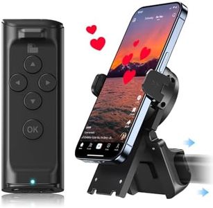 JIMZOO Remote Control Scrolling for TikTok, Page Turner for Kindle App, Camera Camcorder Remote Controls, Scrolling Remote for TikTok/iOS/Android/iPad/iPhone/Tablet with Phone Stand