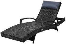 Gardeon Sun Lounge Camping Chair Wi