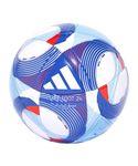 Adidas Pu Unisex Football Olympics24 League Ball, Multicolor