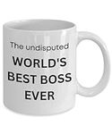 Worlds Best Boss Mug, Ceramic Coffe
