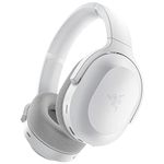 Razer Barracuda Wireless Gaming & Mobile Headset (PC, PlayStation, Switch, Android, iOS): 2.4GHz Wireless + Bluetooth - Integrated Noise-Cancelling Mic - 50mm Drivers - 40 Hr Battery - Mercury White