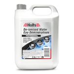 Holts De-ionised Water, Car Cleaning Deionised Water, Professional Quality Pure DI Water To Prevent Furring & Scale Formation, For Lead-Acid Batteries & Engine Cooling Systems, Universal Fit, 2.5L