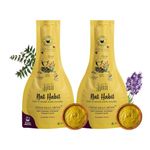 Nat Habit Fresh Lavender Charm Ubtan & Face Pack For Deep Cleansing, Tightening & Instant Glow Suitable For All Skin Types, Works On Pimple, Acne (40g x Pack of 2)