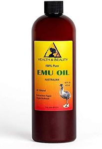 Emu Oil Australian Triple Refined Organic 100% Pure 32 oz, 946 ml