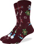 Good Luck Sock Men's Science Lab Socks, Adult
