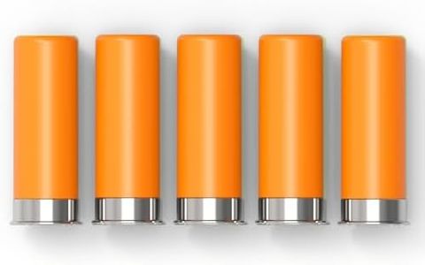 FIREGOWIN Pro 12GA Dummy Rounds – Training Snap Caps, Reusable Dry Fire Training Round with Rubber Primers -Orange Type