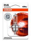 OSRAM ORIGINAL H4, halogen-headlamp bulb, 64193-01B, 12V, single blister (1 piece), White (White)