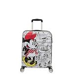 American Tourister DISNEY Wavebreaker Spinner Carry-On, Minnie Comics White (Model 85667-7484)