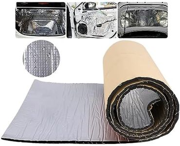 200*50cm Sound Deadening Mat Self Adhesive Sound Deadening Proofing Foam Roll Closed Cell Foam Deadening Motor Home Van Insulation Noise Campervan Insulation Van Insulation 10mm Thick Kraft