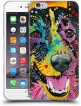 Official Dean Russo Smiling Collie Dogs Soft Gel Case Compatible for Apple iPhone 6 Plus/iPhone 6s Plus