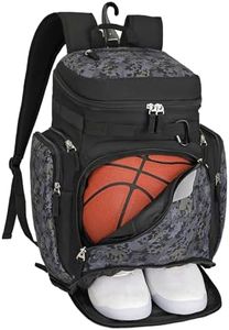 Goloni Basketball Backpack,Large Sports Bag with Ball Compartment & Shoe Compartment, Best for Basketball, Soccer, Volleyball,Gym, Travel