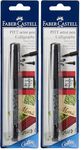 Faber-Castell FC167598 Pitt Calligraphy Pen India Ink - Black (Pack of 2)