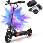 Electric Scooter for Adults,10 Inches tyre,48V 18AH High Capacity Battery Up to 40 Miles Range, Adjustable Speed Folding Electric Scooter With HD Touch LCD Display,One-Click Start