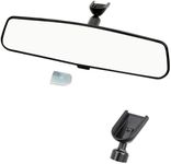 10.6'' Rear View Mirror Compatible with Jeep Wrangler Nissan Rogue Altima Toyota Corolla Camry Tacoma Kia Optima Soul Sorento Ford F150 Focus Honda Civic Accord And More Interior Rearview Mirror