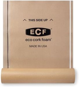 Eco Cork Foam Floor Underlayment - Floor Padding for Vinyl Flooring Roll, LVP Flooring, Hardwood Flooring, Insulation Roll for Flooring Planks - 100Sq Ft