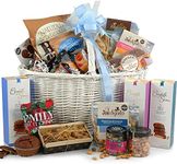 Sweet & Savoury Hamper Gift - Cookies, Crisps & Snacks - Mothers Day Basket, Hampers for Couples for Birthdays, Anniversaries, Hamper for Men & Women