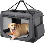 Feandrea Dog Crate, Collapsible Pet