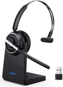 Wireless Headset with Mic for Work Bluetooth Headset with Microphone for PC