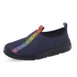 Plaeto Kids EzPlay Navy Blue Walking Shoes, 3UK