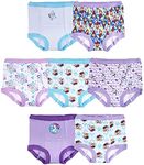 Disney Frozen Toddler Girls 7-PK Potty Training Pants with Success Tracking Chart and Stickers Sizes 2T, 3T, 4T, Frozen7pk