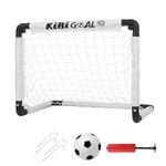 LZHDZQD Football Goal, Goal Posts For Kids, Toddler football goal, Kids Football Goals for the Garden/Indoor/Outdoors (60x45 white goal+football)