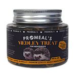 Promeal Medley Treat Insect Mix for Hedgehogs and Ferrets| High Protein Diet for Insectivore Pets | 100% Organic Dried mealworms, Super Worms, Crickets (6.7 oz)