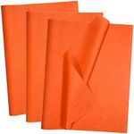 100 Sheets Orange Tissue Paper Artd