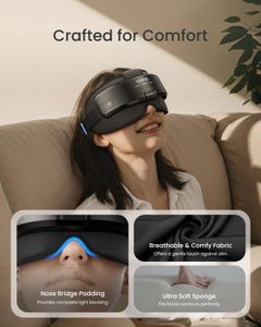 RENPHO Heated Eye and Head Massager – Adjustable Air Pressure