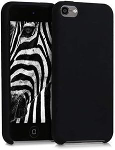 kwmobile Carcasa Compatible con Apple iPod Touch 6G / 7G (6a y 7a generación) - Funda Protectora de Silicona - Case Trasero en Negro