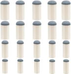 Keromtein 20pcs Slip On Pool Cue Ti