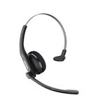 Edifier CC200 Bluetooth Headset with Noise Cancelling Microphone - Trucker Bluetooth Headset - HD Voice - 29hrs Talk Time - USB-C Cable - Multiple Calls Control - Ultralight Design - Black