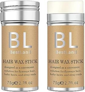 BestLand 2Pcs Hair Wax Stick, Flyaways Hair Stick Non-greasy Styling Wax Stick for Hair Edge Control Hair Finishing Slick Wax Stick Flyaways Edge Frizz Baby Hairs (2.7 Fl Oz (Pack of 2))