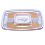 BSI NCAA North Carolina Tar Heels Melamine Chip and Dip Tray