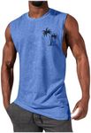 F-09 Royal Blue Hawaiian Cami Tank 