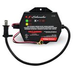 Schumacher Electric Fully Automatic 1.5A Battery Charger and Maintainer, 3-in-1 Solution for 6V/12V Batteries, SC1300, for Motorcycle, Power Sport, Car, and Marine Batteries