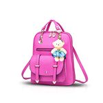 NICOLE&DORIS Women Fashion Backpack Rucksack School Bag College Backpack Travel Bag Girls Backpack Daypack Rose