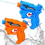 2 Pack Water Gun for Kids - Blaster Soaker Squirt Summer Squirt Shooter Gun Toy Swimming Pool Beach Water Fighting Toy - Pool Party Beach
