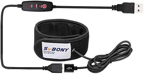 SVBONY SV172 Lens Warmer, 400mm Lens Heater Warmer Dew, 3 Gear Regulator Temperature USB Universal Dew Heater Strip for Telescope Camera