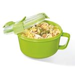 Starfrit Easy Lunch Lunch Bowl Container - Vented Lid - 37oz/1.1L - Airtight & Leakproof - 4-Sided Locking Lid