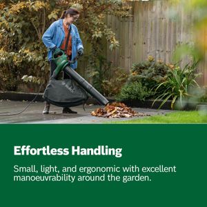 Bosch UniversalGardenTidy Leaf Blower – 3000W Powerful Garden Tool
