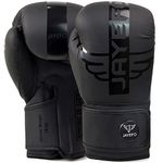 R-6 Boxing Gloves for Men & Women Sparring Heavy Punching Bag MMA Muay Thai Kickboxing Mitts (Black, 14 OZ)