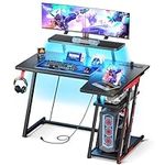 MOTPK L Shaped Gaming Desk with LED